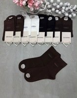 Mango,Носки женские высокие,хлопок однотонные,ароматизированные,ассорти Арт 28-1