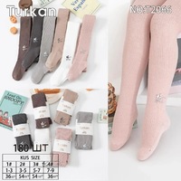 TURKAN,Колготки детские,для девочек хлопок,ассорти в рубчик Арт 2066