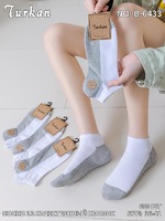 TURKAN,Носки женские короткие, хлопок,двухцветныеАрт 6433