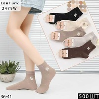 LeoTurk,Носки женские короткие хлопок,ассорти Арт 2479