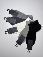 ROE RUE,Носки мужские короткие,хлопок,ассорти однотонные Арт 1485-4