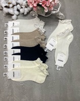 DMDBS, Носки женские,короткие,сетка  выбитый рисунок Арт.в600