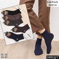 LeoTurk,Носки подростковые термо Махровые,средне-укороченные,однотонные ассорти Арт 40014