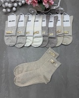 MIUMIU,Носки женские высокая резинка,хлопок,ассорти Арт 4-4