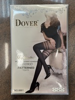 DOVER,Колготки капроновые женские,узорные,размер универсайз,черные Арт 8861