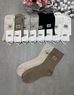 UGG,Носки женские высокие,хлопок ассорти,в рубчик Арт 5-7