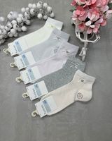 TURKAN,Носки женские короткие,хлопок,ассорти с рисунком Арт 0339