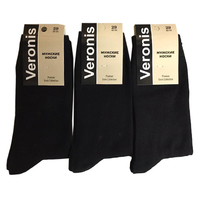 Веронис носки мужские классические черные Арт.М3А1