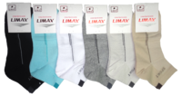 ЛИМАКС (LIMAX) носки женские спортивные укороченные сетка Арт.B7128В