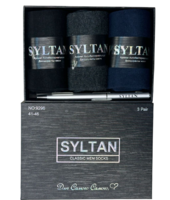 SYLTAN Носки мужские хлопок в подарочной упаковке Арт.9296